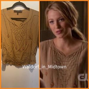 ASO Serena van der Woodsen Sequin Top XS
